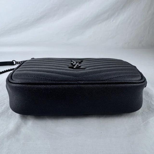 Saint Laurent Monogram Mini Camera Bag in grain de poudre leather, Metal from Reowned, photo 4 of 10