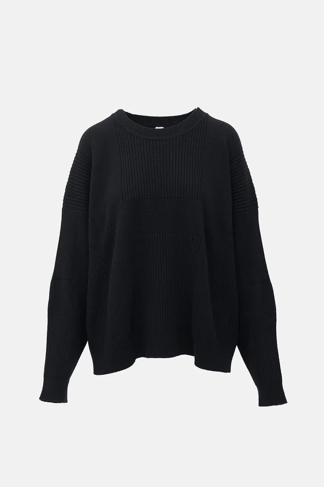 Hermès Cashmere Ribbed Knit H Sweater in Cashmere from VSP Consignment