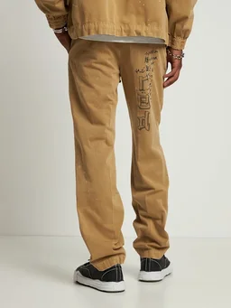 INCOTEX RED X FACETASM Straight Trousers with Details in 100% Cotton, photo 3 of 6 from LUISAVIAROMA
