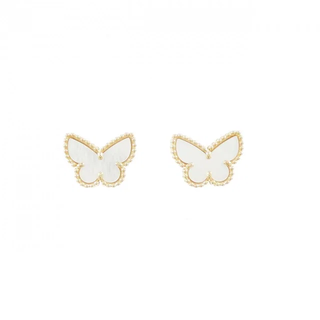 Van Cleef & Arpels Sweet Alhambra Papillon Earrings from The Reluxe