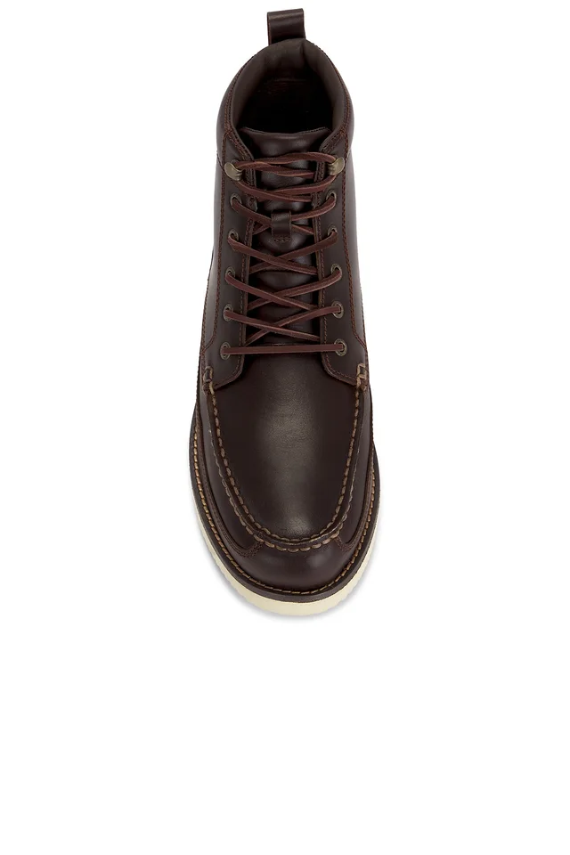Sperry x One of these Days Tony Moc Boot in Chocolate Leather Smooth, photo 4 of 5 from REVOLVE (Canada)