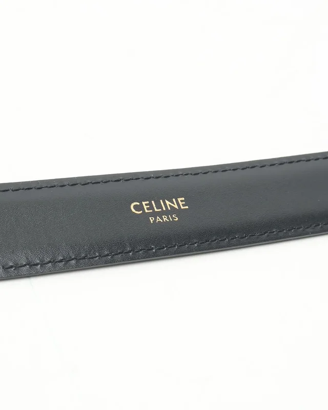 Celine Triomphe Belt, size 75 in Denim from A Retro Tale, photo 6 of 8