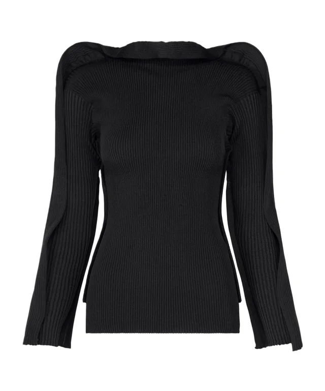 Prance Ribbed Knitted Top, image 1 of 1 from SENSER