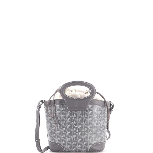 Goyard Beluga Bag Coated Canvas Mini in gray Coated canvas from Rebag