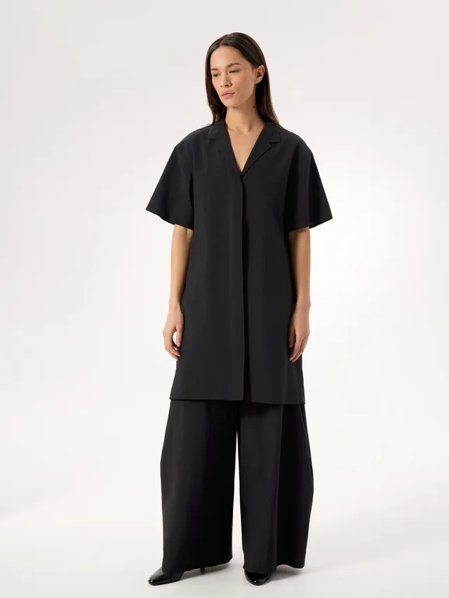 Arc'teryx Diantric SL Dress Women's in Black Body: Recycled nylon 70D x Paper 27S plain weave, 99gsm - 68% Nylon, 32% Cellulose Material (Paper) from Arc'teryx…, photo 1 of 1