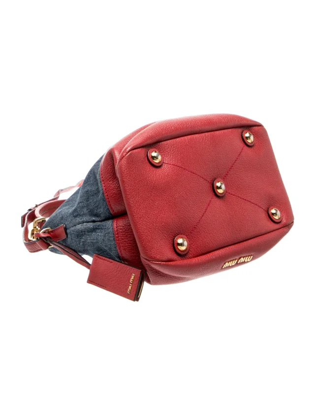 Miu Miu Shoulder Bag in blue Denim from The RealReal, photo 5 of 6