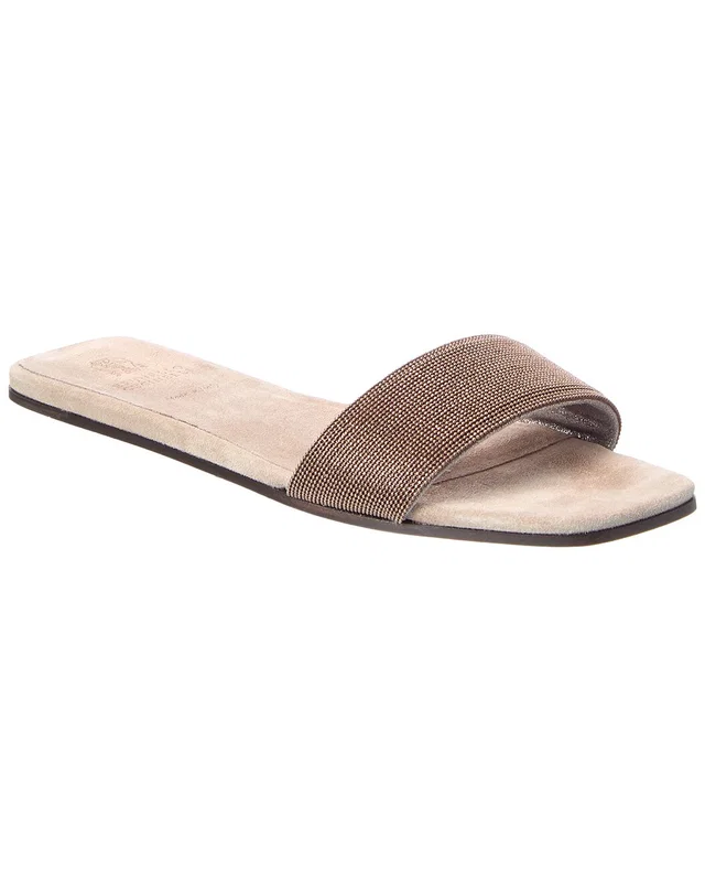Brunello Cucinelli Leather Sandal, image 1 of 1 from Gilt