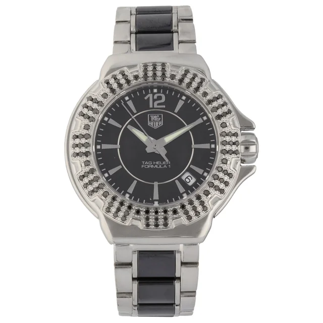TAG Heuer Formula 1 WAH1216 37mm Stainless Steel Watch in Ceramic from H&T