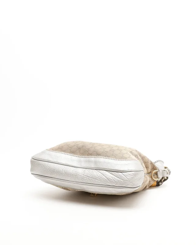 Gucci New Jackie Tassel Bamboo Bag in Canvas from A Retro Tale, photo 4 of 10