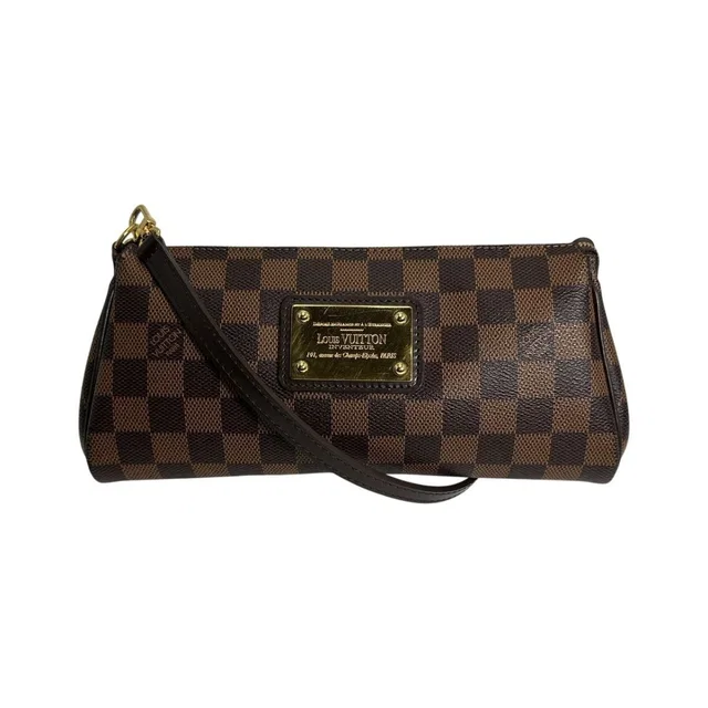 Louis Vuitton Damier 2-Way Bag Eva Handbag Brown in Brown Canvas from The Reluxe