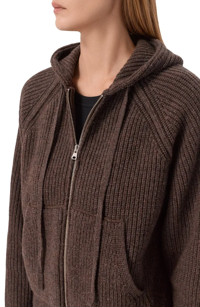 Dunst Hooded Zip-Up Cardigan, photo 5 of 5 from SENSER