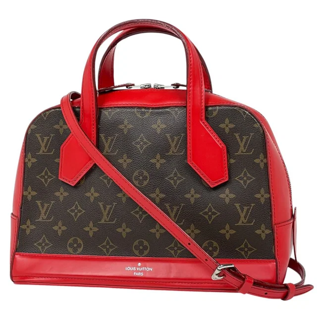 Louis Vuitton PM Handbag 2-Way Monogram Brown Coquelicot in Brown Leather from The Reluxe