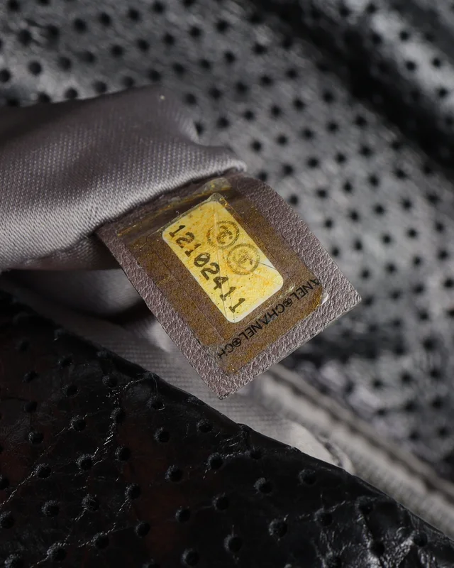 Chanel Classic Perforated Drill Flap Bag in Satin from A Retro Tale, photo 6 of 9