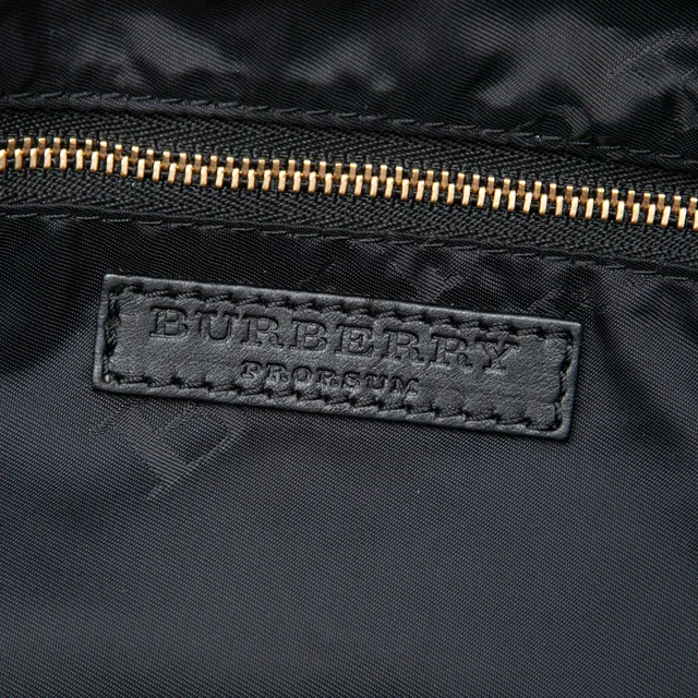 Beige Burberry Prorsum Haymarket Check Coated Canvas Brogue Tassel Crossbody in Beige Coated canvas from Designer Revival, photo 5 of 6