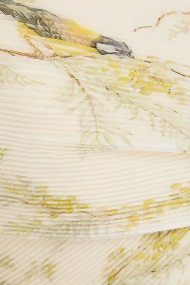 Zimmermann Cropped Printed Plissé-Organza Top, photo 4 of 4 from THE OUTNET