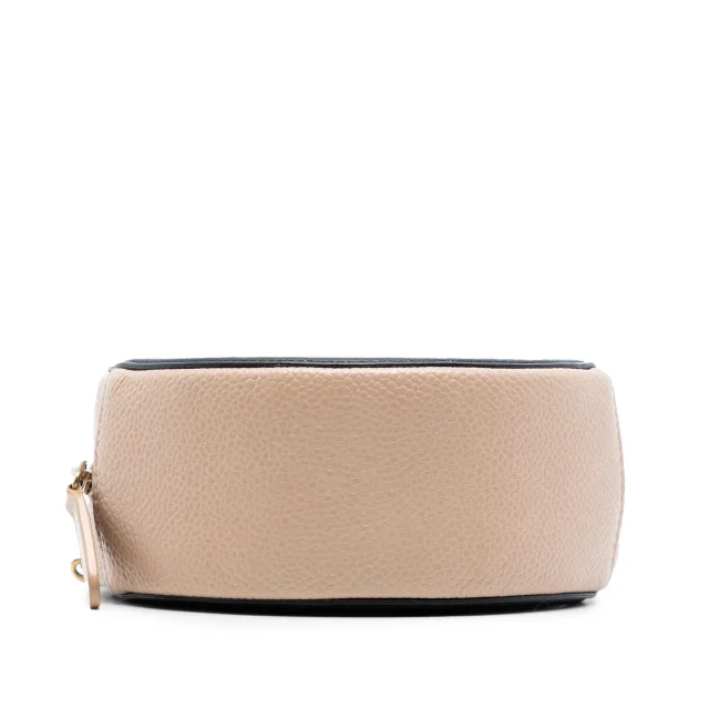 Beige Chanel Caviar CC Filigree Round Crossbody in Beige Caviar leather from Designer Revival, photo 3 of 8