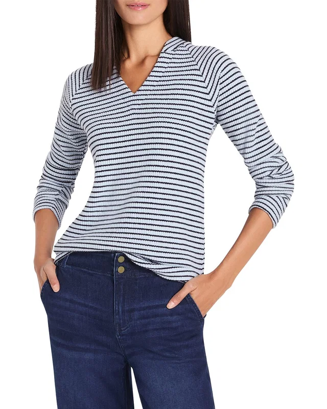 NIC+ZOE Soft Thermal Split Neck Top, image 1 of 1 from Gilt