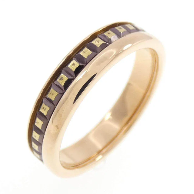 Boucheron Quatre Classique 750 Pink Gold Ring Size 8 in Pink from LuxUness