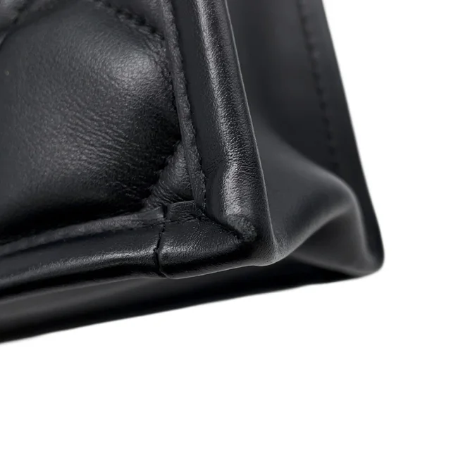 Dior Book Tote Mini Macro Cannage BlackS5573OWHP Calf Leather in Calfskin from GALLERY RARE, photo 4 of 17