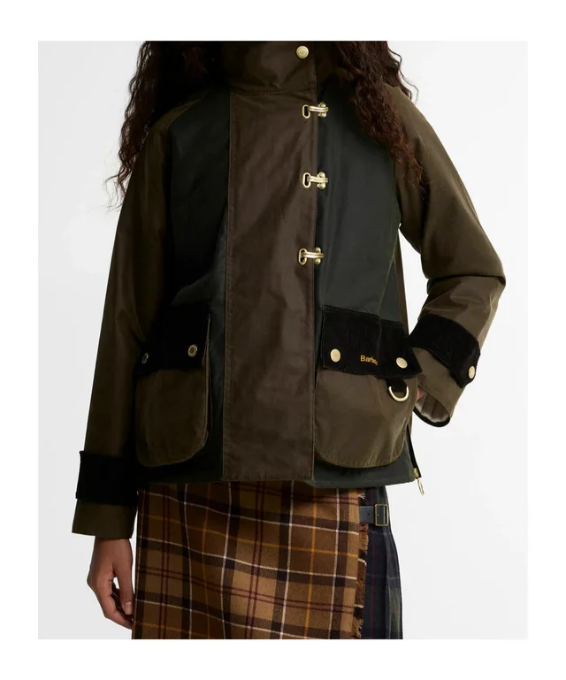 Barbour Hazelwood corduroy-trim lobster-claw jacket, photo 5 of 9 from SENSER