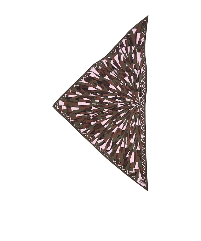 Emilio Pucci PUCCI Triangolo Printed Scarf from SENSER, photo 1 of 1