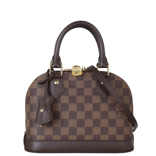 Louis Vuitton Alma BB Damier Ebene in Brown Coated canvas from Luxe.It.Fwd