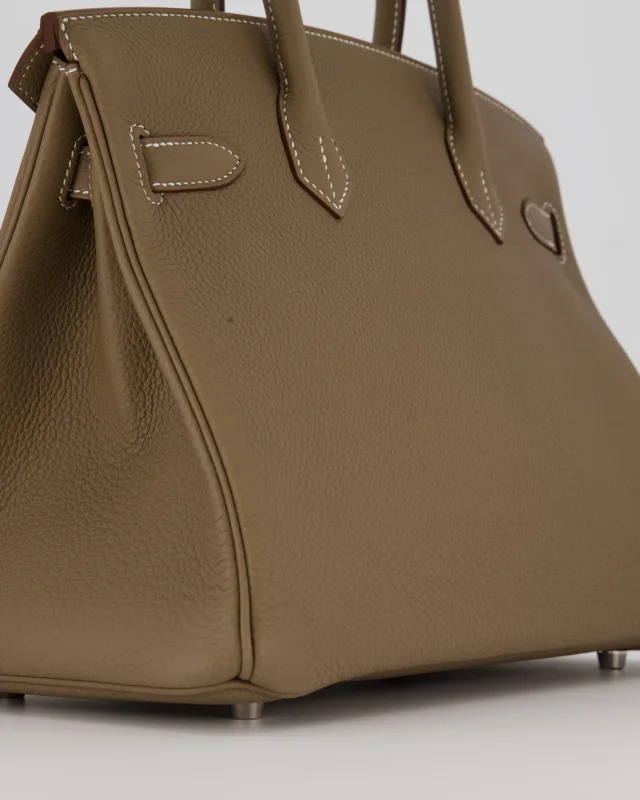 Hermès Birkin 30 Retourne Bag in Taupe Togo leather from Sellier, photo 13 of 20