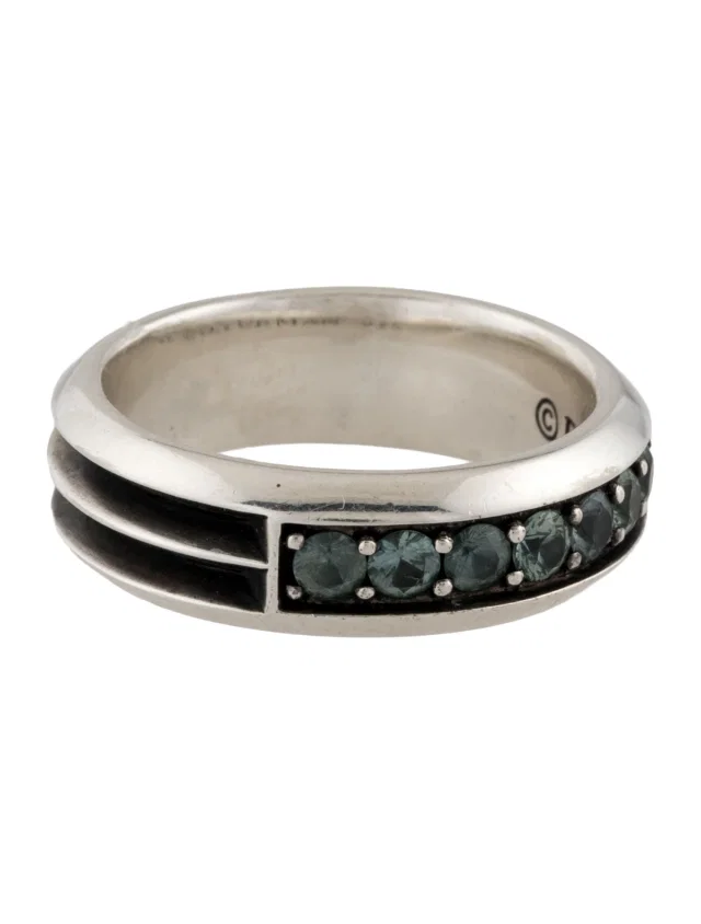 David Yurman Sapphire Streamline Ring in multicolor from The RealReal