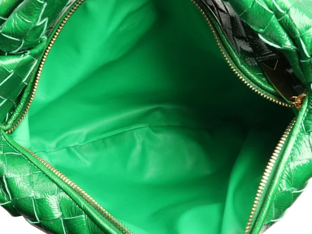 Bottega Veneta Metallic Green Patent Teen Jodie in Green Patent leather from Ann's Fabulous Finds, photo 8 of 9