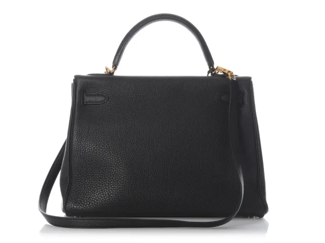 Hermès Togo Kelly 32 in Black Togo leather from Ann's Fabulous Finds, photo 4 of 11