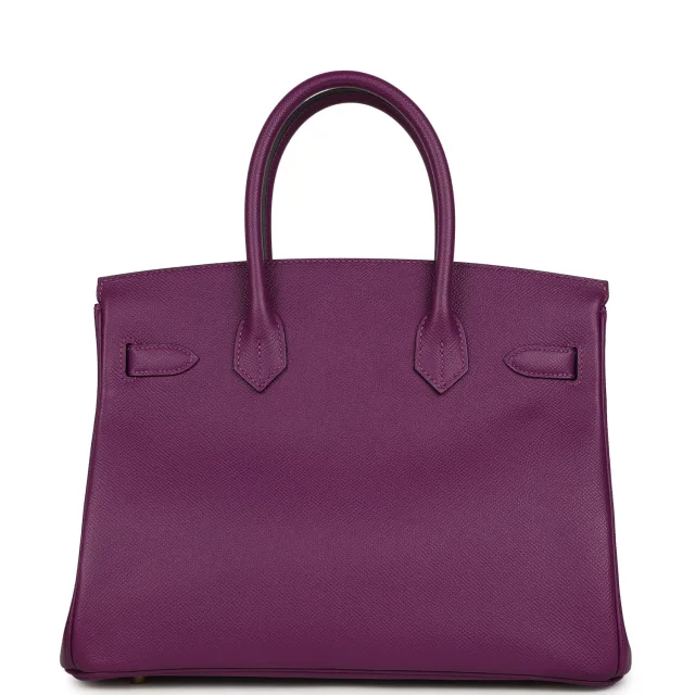 Hermès Birkin 30 Anemone Epsom Gold Hardware in Epsom leather from Madison Avenue Couture, photo 4 of 9