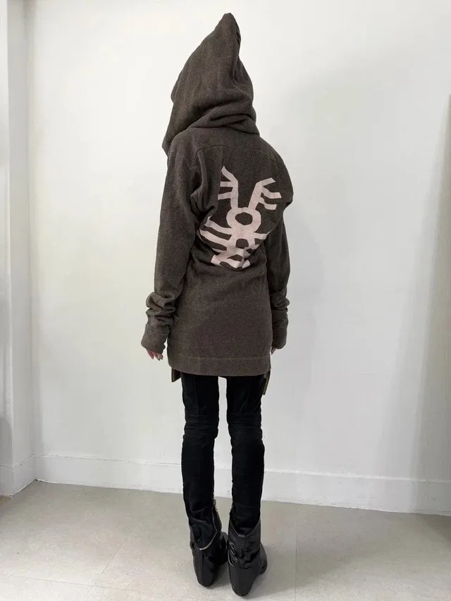 Vivienne Westwood 2000s Wizard Glitter Asymmetric Hoodie in Brown in red|brown from Grailed