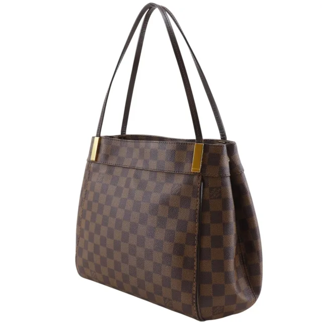 Louis Vuitton Marlybone PM Damier Canvas Tote Bag in Brown Canvas from LuxUness, photo 2 of 16