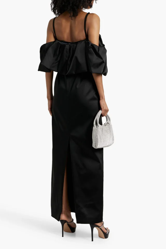 Simkhai Dorina Maxikleid aus Taft mit Rüschen, photo 3 of 4 from THE OUTNET