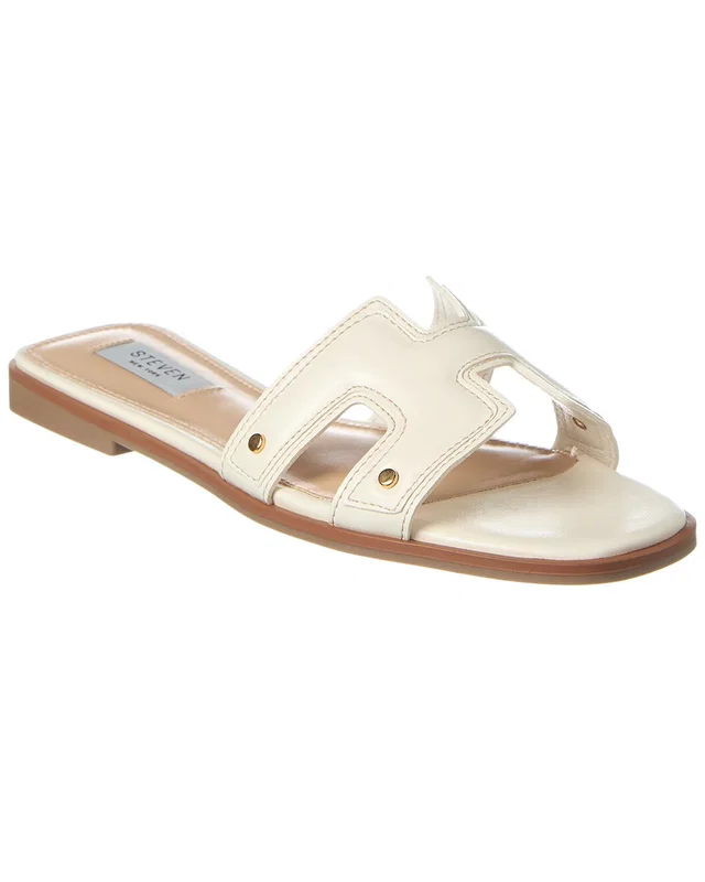 STEVEN by Steve Madden Eadie-P Sandal in White, image 1 of 1 from Rue La La