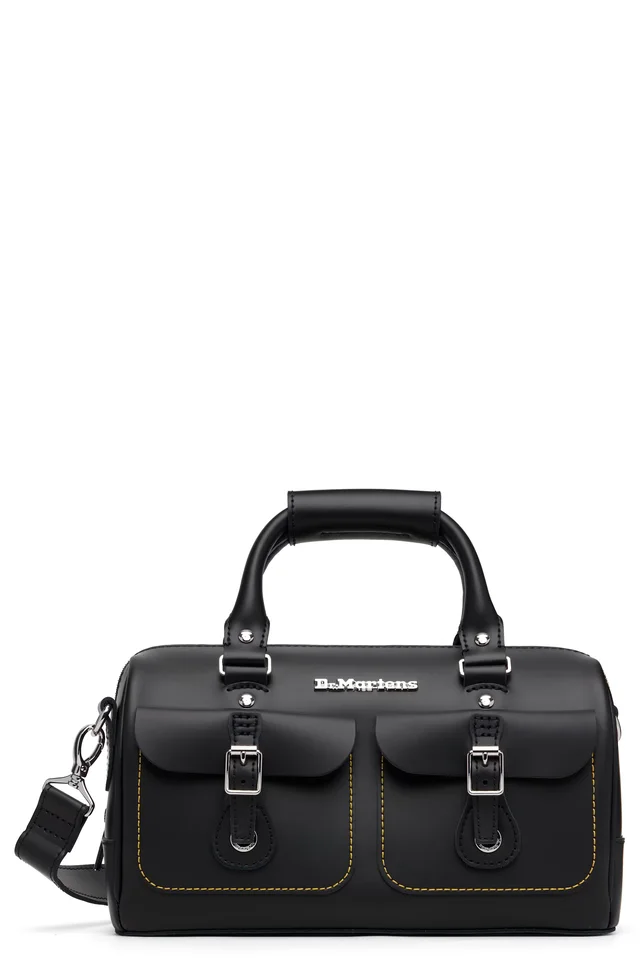 Black Kieve Leather Top Handle Bag, image 1 of 1 from SSENSE