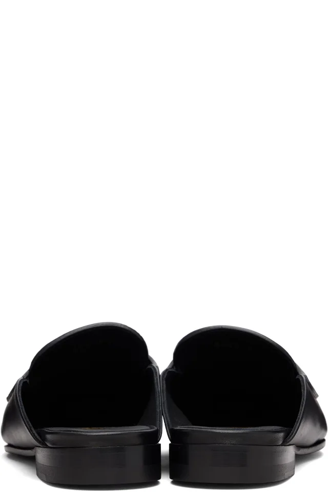 Versace Black Medusa Leather Loafers, photo 2 of 4 from SSENSE