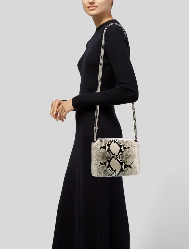 Khaite Crossbody handbags in Silver Leather from The RealReal, photo 2 of 6