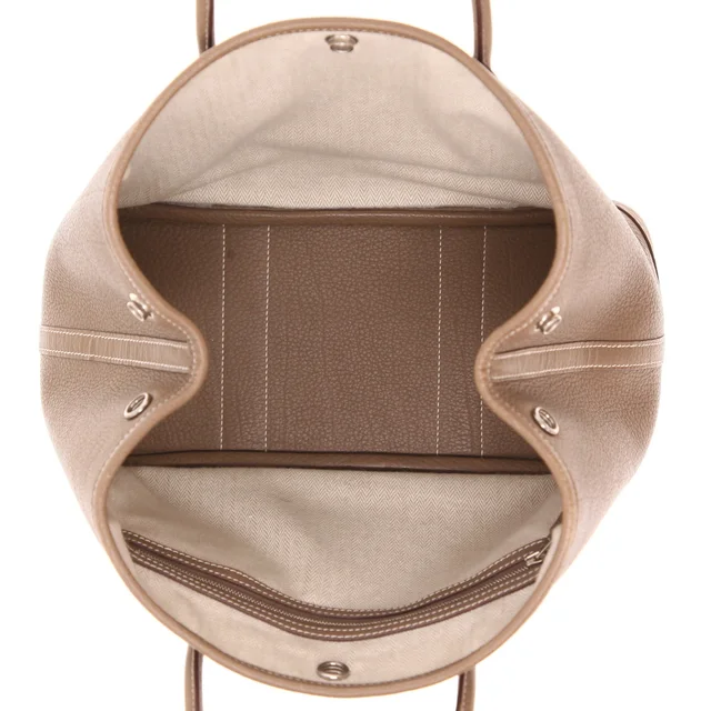 Hermès Garden Party 30 cm tote bag in Taupe Togo leather from Collector Square, photo 4 of 4