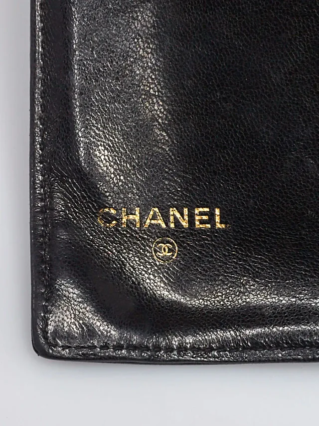 Chanel Black Lambskin Leather CC French Purse Wallet in Black Lambskin from Yoogis, photo 5 of 6