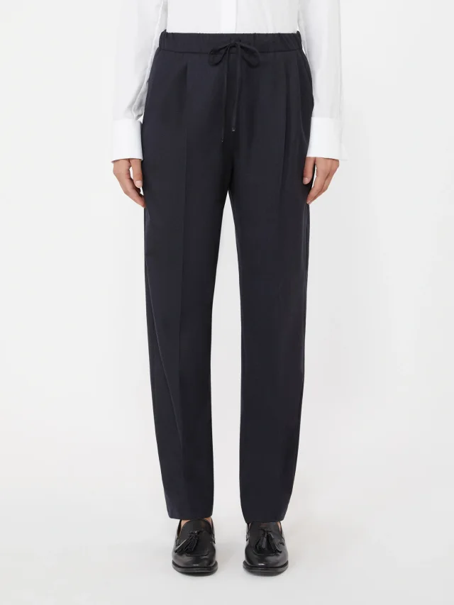 Max Mara drawstring-waist pleated trousers, photo 2 of 4 from SENSER