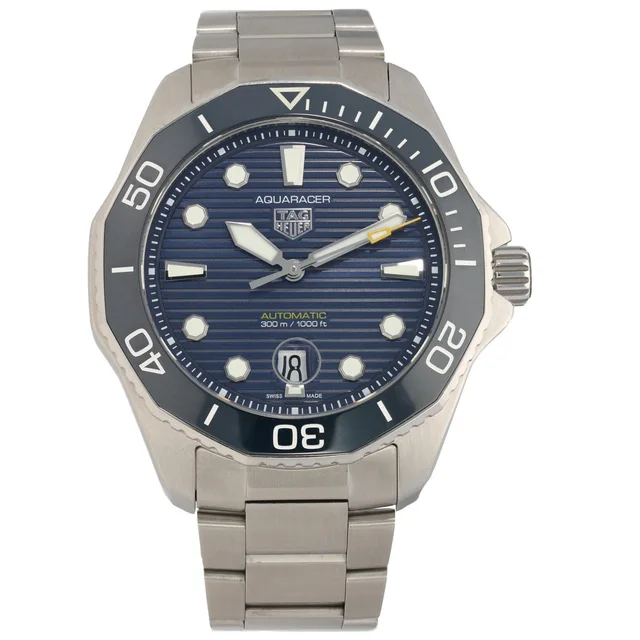 TAG Heuer Aquaracer WBP201B 43mm Stainless Steel Watch from H&T