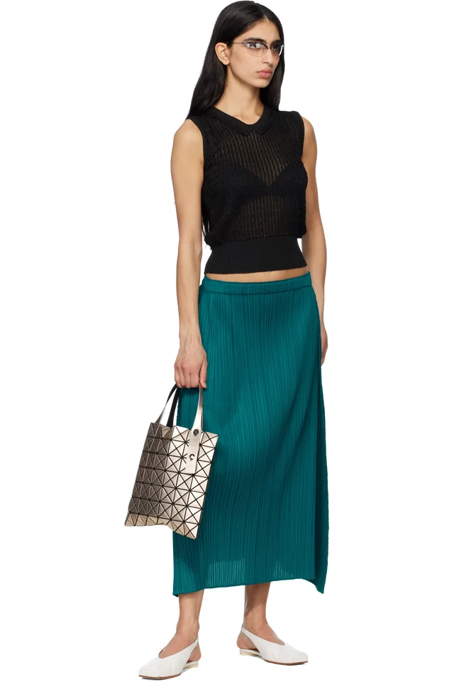 BAO BAO ISSEY MIYAKE Gold Platinum Tote, photo 4 of 4 from SSENSE