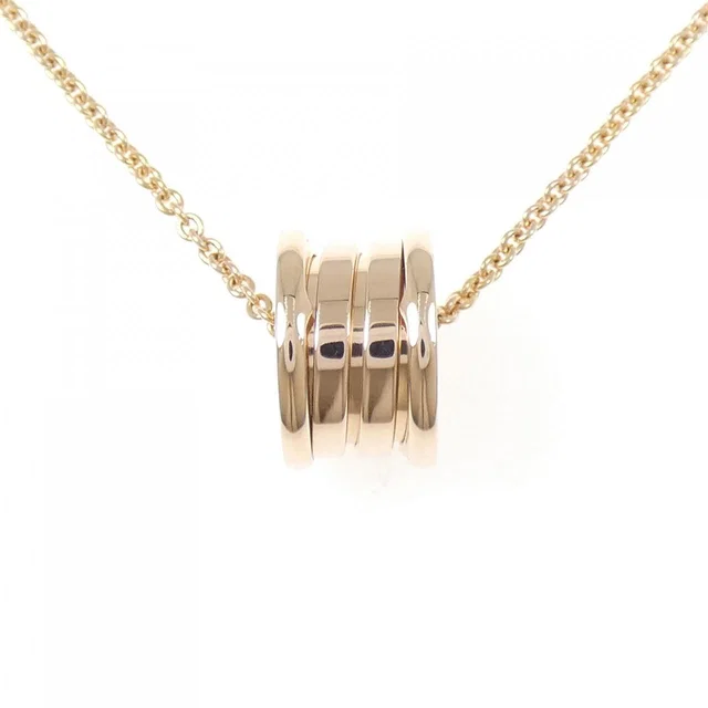 Bvlgari B.zero1 750 Pink Gold Necklace in Pink from LuxUness