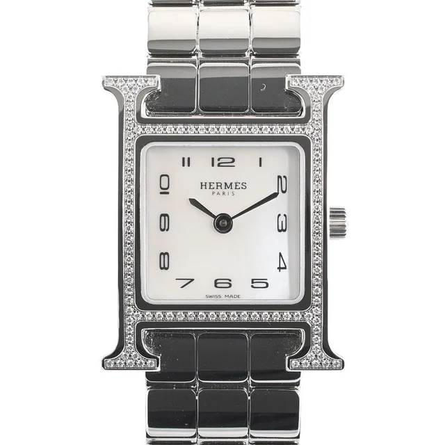 Hermès Watch Mini Silver in Silver from The Reluxe