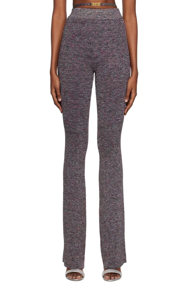 GCDS Multicolor Ribbed Lounge Pants, image 1 of 1 from SSENSE