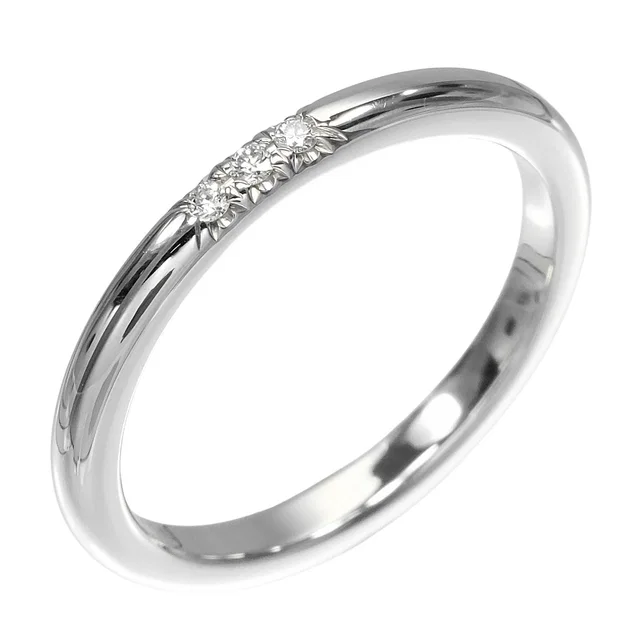 Tiffany & Co. Forever Classic Band Platinum Diamond Ring from The Reluxe