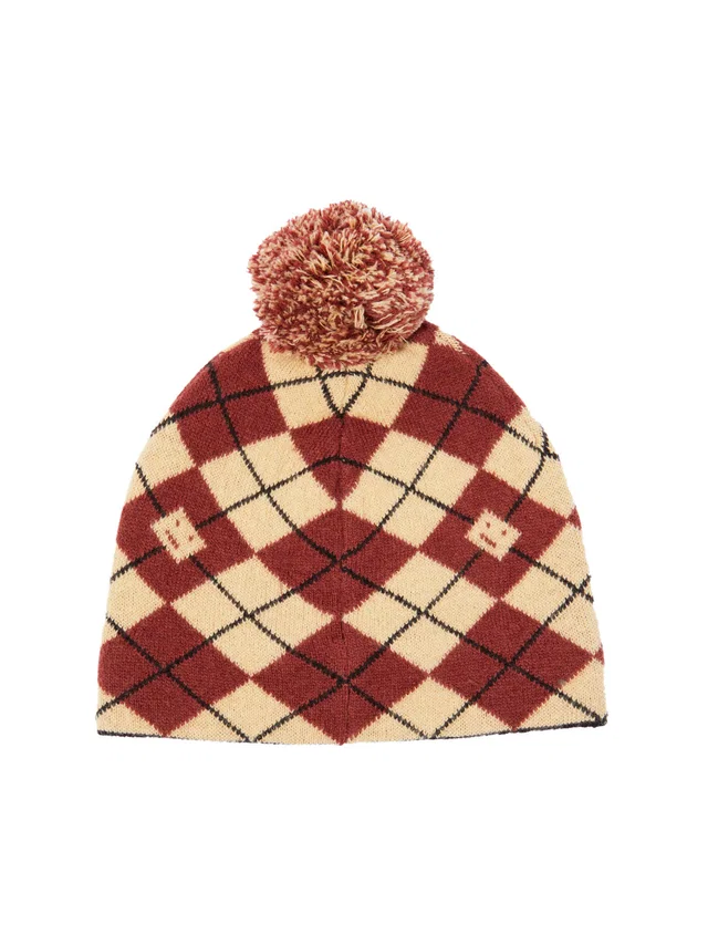 Acne Studios C40317 Beanie — Red Wool Beanies in Red Wool from HEWI