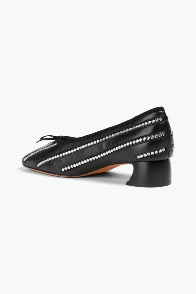 3.1 Phillip Lim ID Soft Crystal-Embellished Leather Pumps, photo 7 of 8 from THE OUTNET