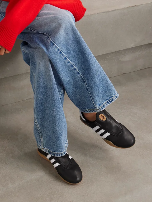 ADIDAS ORIGINALS Taekwondo Mei leather sneakers in Black, photo 2 of 2 from NET-A-PORTER (Canada)